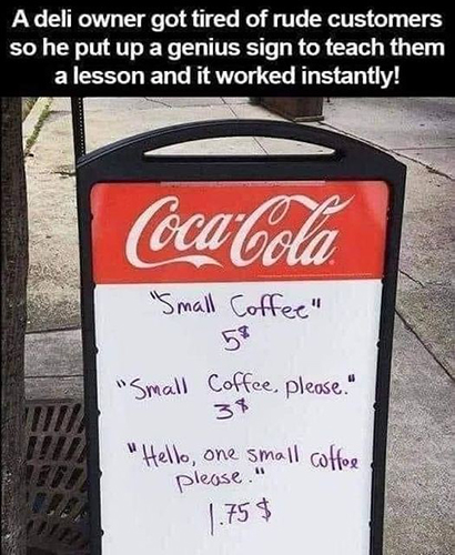 Small Coffee Sign