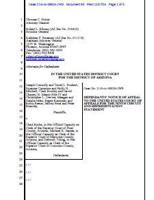 Document 93 - Defendants' Notice of Appeal to the United States Court of Appeals for the Ninth Circuit and Representation Statement.